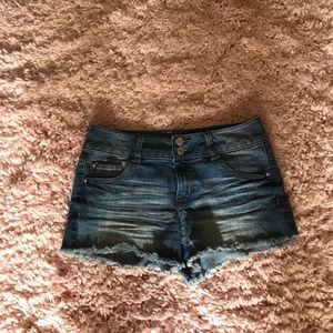 Denim shorts